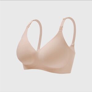 Maternique Seamless Nude Wireless Nursing Bra